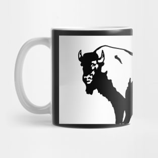 Black and White Buffalo Mug